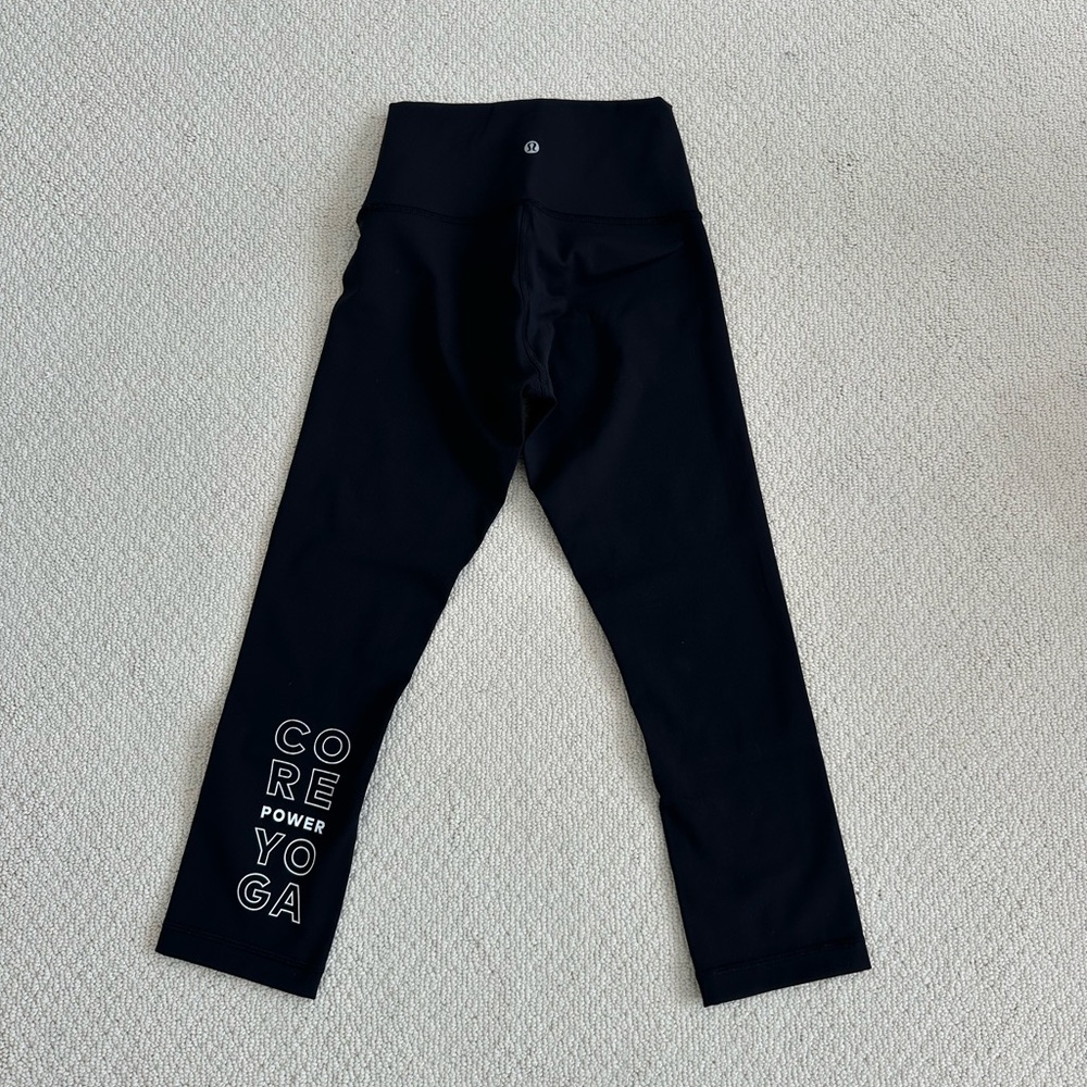 Exclusive Core Power Yoga Lululemon Leggings 22 inch